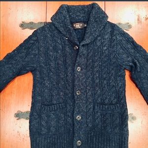 Ralph Lauren RRL Wool Cardigan Shawl Sweater XS